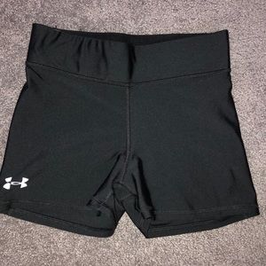 women’s under armor spandex shorts